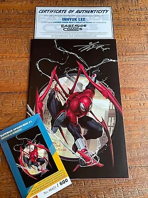 Buy Superior Spider-man #1 Inhyuk Lee Signed Black Megacon Variant-c Limited 600 Coa • 56.03£