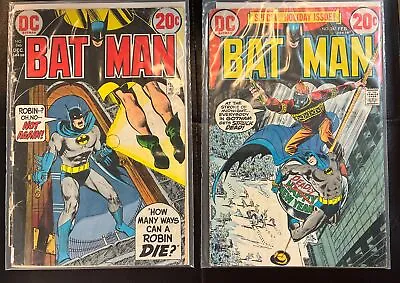Buy Batman #246 & #247 Special Holiday Issues Dec 1972 And Feb 1973 Early Bronze Age • 31.62£