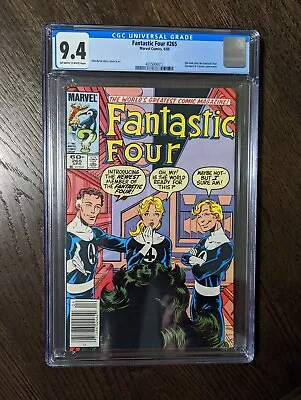 Buy Fantastic Four #265 CGC 9.4, Newsstand, WP, She-Hulk Joins The FF. MCU, Disney+  • 46.65£
