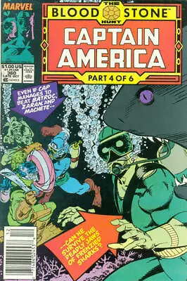 Buy Captain America (1968) # 360 Newsstand (5.0-VGFN) 1ST FULL APP. CROSSBONES 1989 • 13.50£
