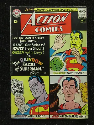 Buy Action Comics #317 October 1964 Very Nice!! Tight Complete Flat Book!!See Pics!! • 15.99£