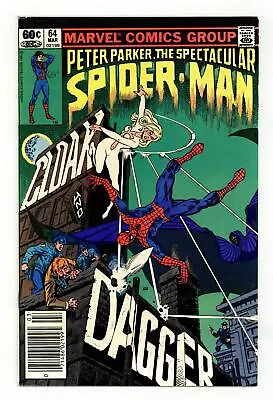 Buy Spectacular Spider-Man Peter Parker #64D VG+ 4.5 1982 1st App. Cloak And Dagger • 44.76£