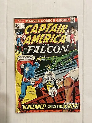 Buy Captain America #157 Bronze Age Fine Beauty Viper Appearance • 16.10£