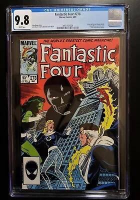 Buy Fantastic Four #278 Cgc (9.8) Wp * Vernard Becomes Doctor Doom* Racist Issue ! * • 234.36£