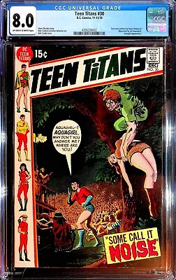 Buy Teen Titans #30 (1970) - CGC 8.0 - Aquagirl Appearance • 91.94£