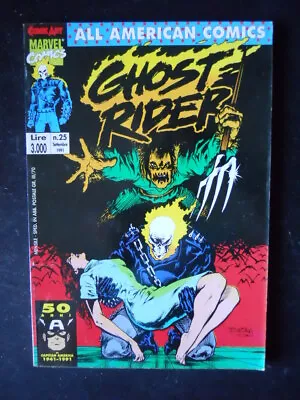 Buy 1991 GHOST RIDER All American Comics #25 Ghost Rider Marvel Comic Art [H082] • 6.16£