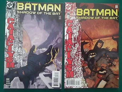 Buy Batman Shadow Of The Bat 73, 74 ( Cataclysm Parts 1 + 9 ) 1998 • 3£