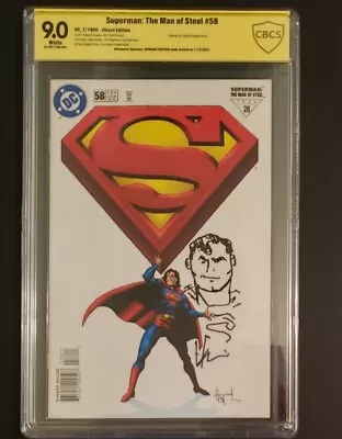 Buy Superman 58 (DC) Superman Sketch By Howard Chaykin, CBCS 9.0 • 237.17£