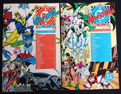 Buy Who's Who In The DC Universe Directory Update '87 # 1 & 5 Bundle Lot WATCHMEN • 9.95£