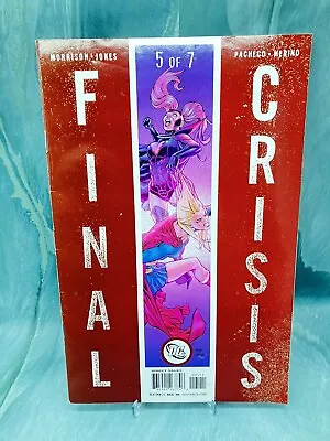 Buy Final Crisis #7 Silver 50/50 Variant DC Comics Morrison /Jones 2008 • 6.30£