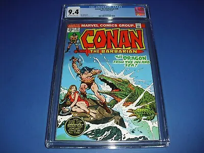 Buy Conan The Barbarian #39 CGC 9.4 W/ OW/W Pages From 1974! Marvel H42 • 43.61£