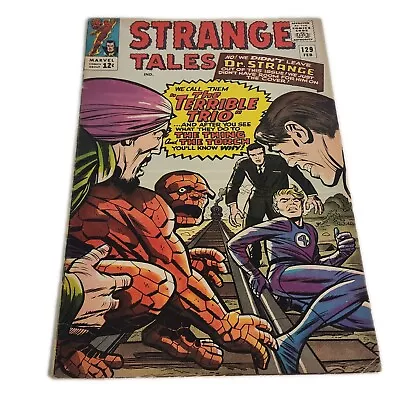 Buy Strange Tales February 1965 #129 Marvel Comics Silver Age The Terrible Trio • 32.17£