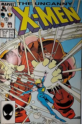Buy Marvel The Uncanny X-Men May 1987 No. 217 Folly's Gambit Comic Book • 8£