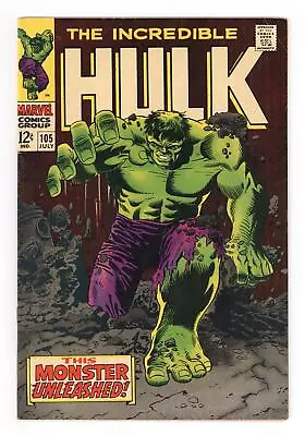 Buy Incredible Hulk #105 VG/FN 5.0 1968 • 72.76£