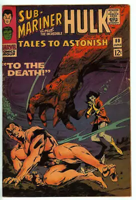 Buy Tales To Astonish #80 3.5 // 2nd Appearance Of Tyrannus Marvel Comics 1966 • 30.75£