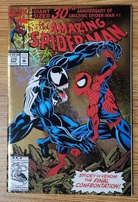Buy The Amazing Spider-Man #375 -Key- Gold Holofoil Cover 🔥🔥- High Grade  • 19.77£