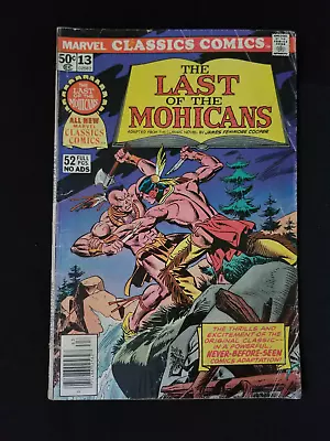Buy The Last Of The Mohicans #13 - 1976 Marvel Classics Comics - Good • 7.94£