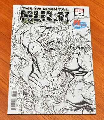 Buy Immortal Hulk #20 SDCC PC Previews B&W Carnage-ized Variant Boarded 2019 • 4.75£