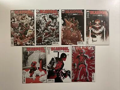 Buy Deadpool Black White & Blood 1-4 Complete Set Variants (7 Comic Lot)  Marvel 🔑 • 59.57£