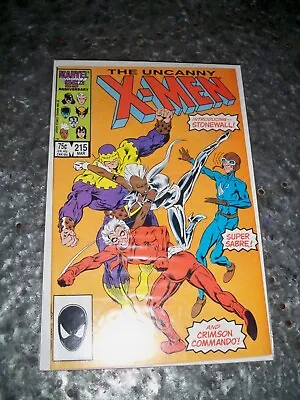 Buy The Uncanny X-Men #215 1987 Chris Claremont, 1st Appearance Stonewall HIGH GRADE • 4.79£