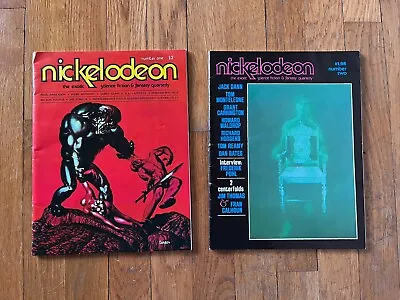 Buy Nickelodeon - The Exotic Science Fiction & Fantasy Quarterly - #1 & #2 (1975) • 23.71£