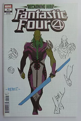 Buy Fantastic Four #41 - 1st Printing 1:10 Silva Concept Variant May 2022 NM 9.4 • 6.99£