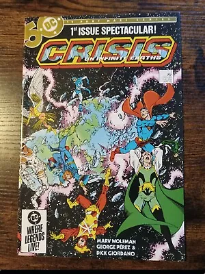 Buy Crisis On Infinite Earths #1 DC Comics - 1st Blue Beetle - Marv Wolfman VF+/NM • 11.86£