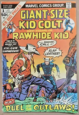 Buy Giant-Size Kid Colt #1 (1975) Very Good (4.0) Rawhide Kid • 26.38£