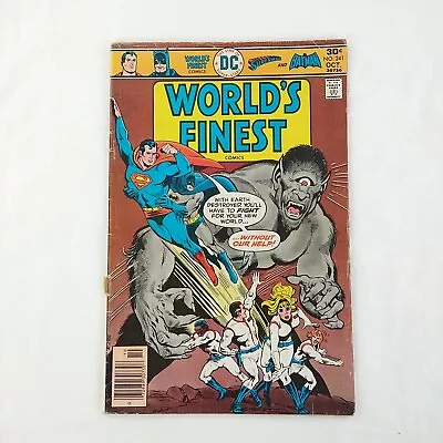 Buy World's Finest #241 Newsstand Superman Batman (1976 DC Comics) • 3.99£
