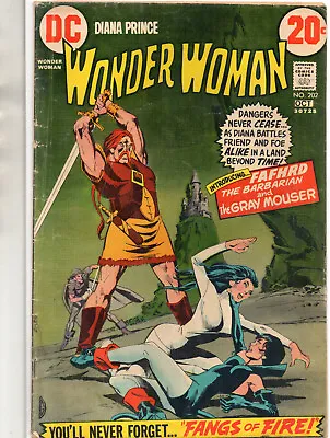 Buy WONDER WOMAN #202 Full 1st Fafhrd And Grey Mouser 1972 • 9.48£