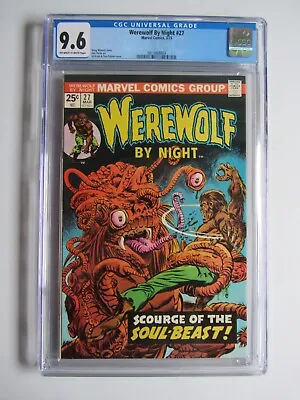 Buy Werewolf By Night 27 CGC 9.6 Scourge Of Soul-Beast 1975 • 127.79£
