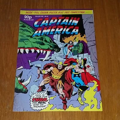 Buy Captain America #45 30th December 1981 Thor Marvel British Weekly Comics • 6.99£