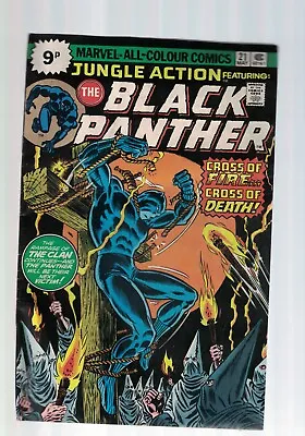 Buy Marvel Comics Jungle Action The Black Panther  No. 21 May 1976   Battles The KKK • 44.99£