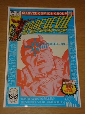 Buy Daredevil #167 Marvel Comic Near Mint Miller Daredevil November 1980 • 19.99£