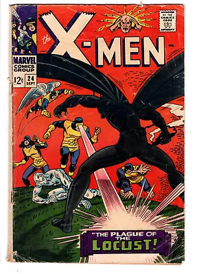 Buy X-men #24 (1966) - Grade 3.0 - 1st Appearance Of Locust - Silver Age! • 39.72£