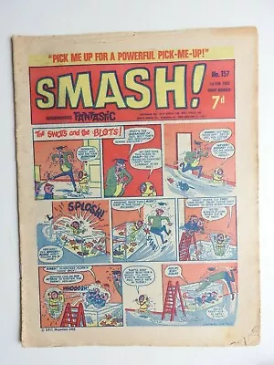 Buy Smash! And Fantastic Comic No 157 -  1st February 1969 Batman Thor Fantastic 4 • 6.99£