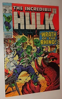 Buy Hulk #134 Trimpe Classic 1970 Rhino Nice 9.0 • 59.11£