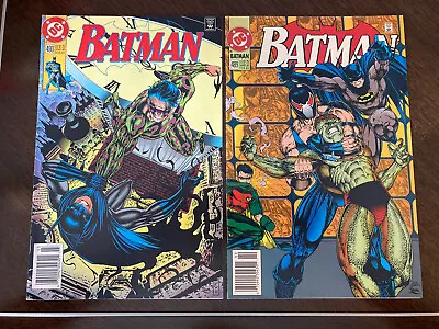 Buy Batman #489 & #490 (1993) 1st Jean-Paul Valley (Azrael) As Batman, 2nd Bane • 31.88£