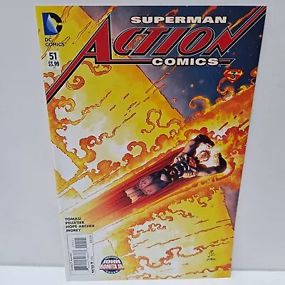 Buy Action Comics #51 DC Comics John Romita Jr Variant Cover VF/NM • 1.58£