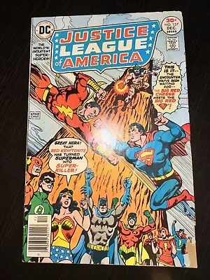 Buy JUSTICE LEAGUE Of AMERICA #137  1976 ERNIE CHUA COVER SHAZAM VS. SUPERMAN • 11.99£