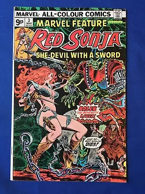 Buy Marvel Feature #3 VFN/NM (9.0) MARVEL ( Vol 2 1975) Red Sonja (4) • 15£