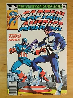 Buy Captain America #241 - Marvel 1979 - Frank Miller Cover - 1st Cap Vs Punisher  • 39.53£