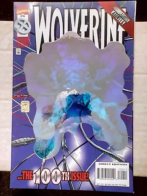 Buy Wolverine 100 (1996) Hologram Anniversary Cover . Elektra App. Death Of Genesis • 7.99£
