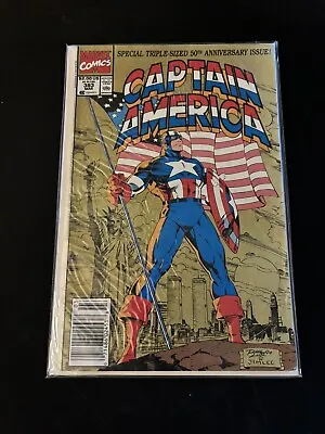 Buy Captain America 383 Ron Lim/ Jim Lee Cover - Marvel Comics 1991 Patriotic Cover • 4.55£