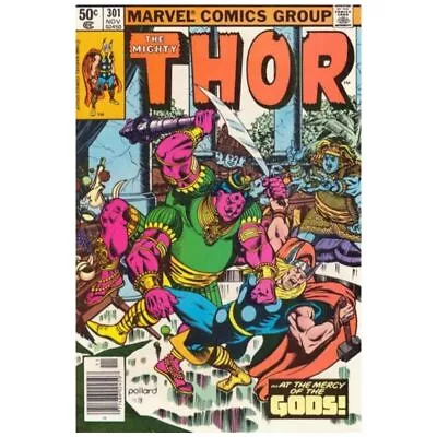 Buy Thor (1966 Series) #301 Newsstand In Fine + Condition. Marvel Comics [i% • 4.64£