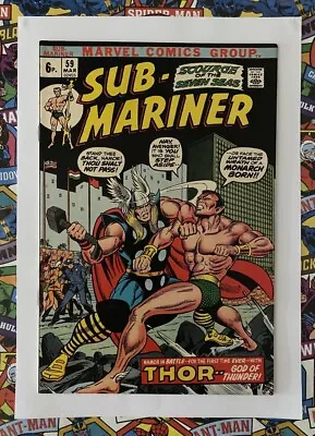 Buy Sub-mariner #59 - Mar 1973 - Mighty Thor Appearance! - Vfn/nm (9.0) Pence Copy! • 74.99£