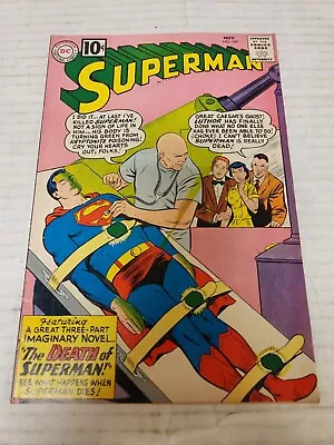 Buy DC Comics 1961 Superman 149 1st Flash In Superman Title Curt Swan Sheldon Moldof • 55.42£