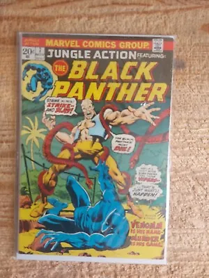 Buy Jungle Action #7 The Black Panther 2nd Killmonger 1973 Bronze Marvel Comics VG+ • 17.99£