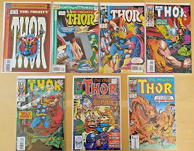 Buy THE MIGHTY THOR Comic Lot Of 7 #379, 408, 464, 465, 467, 470, 471 Marvel 1986-94 • 14.47£