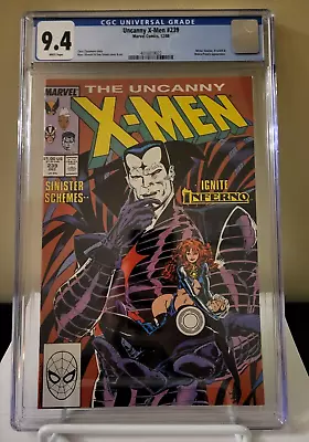 Buy Uncanny X-Men 239 CGC 9.4 NM W.P. 🔥 1st Mister Sinister Cover 1988🔥 • 56.24£